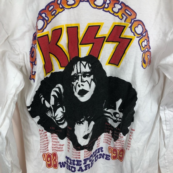 Vintage Kiss Psycho Circus Longsleeve t shirt 1998 - Picture 6 of 6